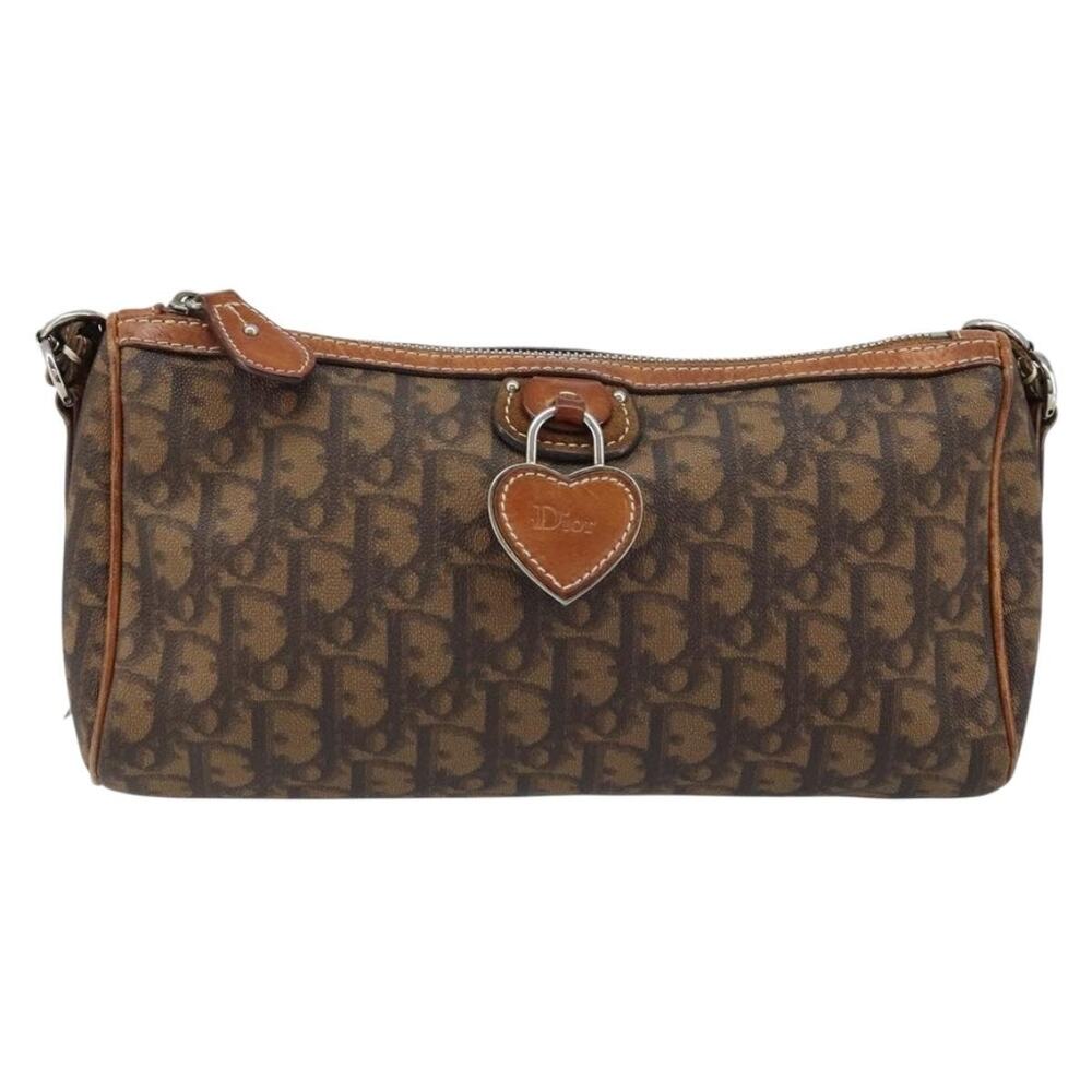 Dior Trotter Romantic Chain Shoulder Bag Brown